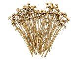 Star Shaped Headpins appx 6mm and appx 2" in length in Silver, Gold & Rose Gold Tones 300 Pieces