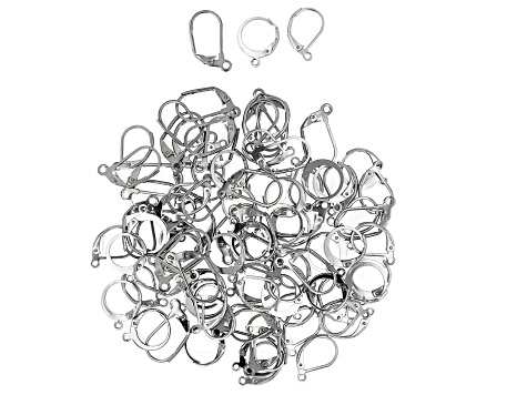 Stainless Steel Lever Back Ear Wire Set of 45 Pairs in 3 Styles