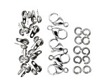 Stainless Steel Unfinished Chain Kit in 7", 18" & 30" Lengths with Findings