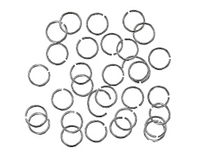 Sterling Silver Appx 6mm Jump Rings Appx 30 Pieces