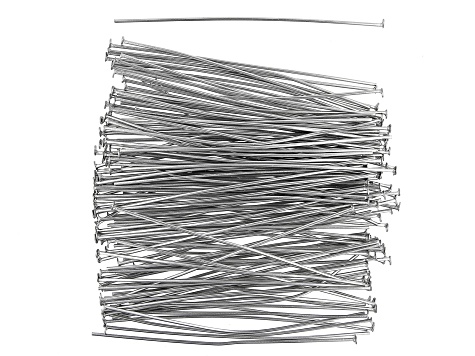 Stainless Steel Headpins in 2 lengths Appx 300 Pieces