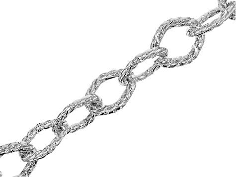 Aluminum Unfinished Chain in 4 Links in Silver Tone and Gold Tone with ...