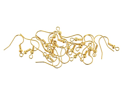 Sterling Silver Over and 18K Gold Over Earring Findings in 3 Styles Appx 60 Pairs Total