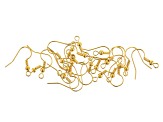 Sterling Silver Over and 18K Gold Over Earring Findings in 3 Styles Appx 60 Pairs Total