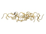Sterling Silver Over and 18K Gold Over Earring Findings in 3 Styles Appx 60 Pairs Total