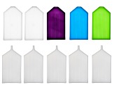 Diamond Painting Point Drill Box Funnel Tray Set of 10 in 2 Sizes in Assorted Colors