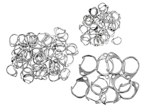 Claw Style Clasps in 3 Sizes in Silver Tone Appx 100 Pieces Total