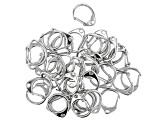 Claw Style Clasps in 3 Sizes in Silver Tone Appx 100 Pieces Total