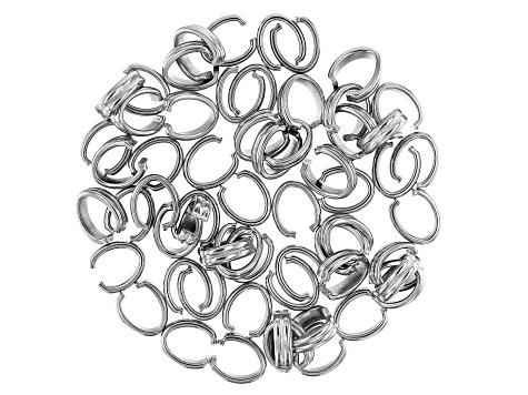 Stainless Steel Pinch Bail Kit in 3 Designs Appx 150 Pieces Total