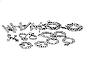 Stainless Steel Toggle Clasp in 5 Styles 10 Sets Total