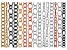Chain Set of 15 in Assorted Styles and Tones with Lobster Style Clasp Appx 24" in length