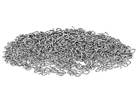 Stainless Steel Jump Rings in 4 Sizes Appx 4,000 Pieces Total