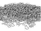 Stainless Steel Jump Rings in 4 Sizes Appx 4,000 Pieces Total