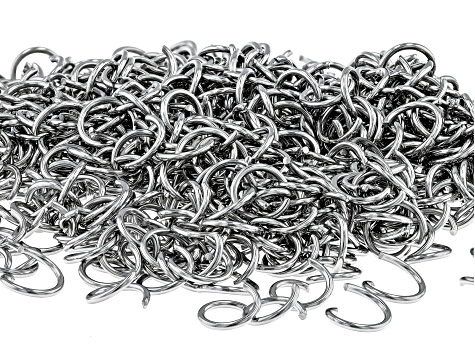 Stainless Steel Jump Rings in 4 Sizes Appx 4,000 Pieces Total