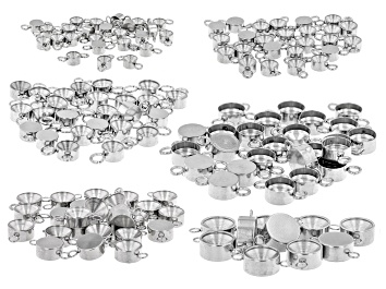 Picture of Stainless Steel Connectors in 6 Sizes Appx 135 Pieces Total