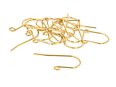 18K Gold over Stainless Steel Earwires in 6 Styles Appx 50 Pairs
