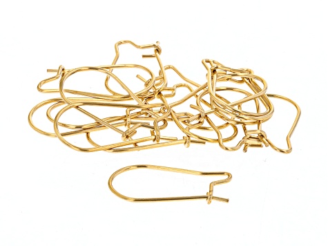 18K Gold over Stainless Steel Earwires in 6 Styles Appx 50 Pairs