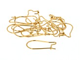 18K Gold over Stainless Steel Earwires in 6 Styles Appx 50 Pairs