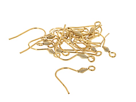 18K Gold over Stainless Steel Earwires in 6 Styles Appx 50 Pairs