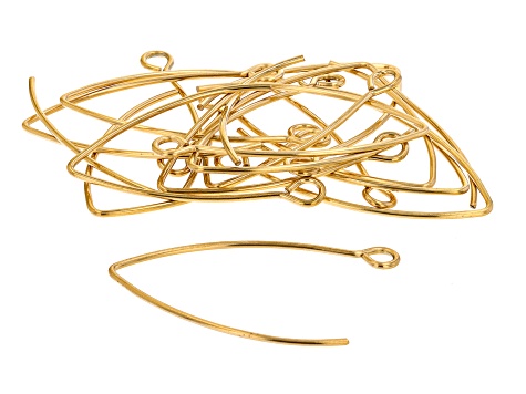 18K Gold over Stainless Steel Earwires in 6 Styles Appx 50 Pairs