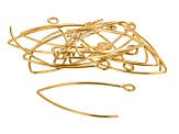 18K Gold over Stainless Steel Earwires in 6 Styles Appx 50 Pairs