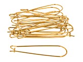 18K Gold over Stainless Steel Earwires in 6 Styles Appx 50 Pairs