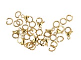 18K Gold over Stainless Steel Unfinished Chain in 2 Styles with Findings