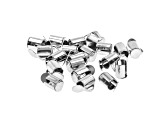 Stainless Steel Crimp End Tubes in 5 Sizes Appx 100 Pieces