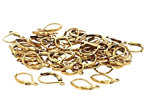 18K Gold over Stainless Steel Lever Back Earring Findings Appx 30 Pairs