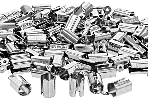 Stainless Steel End Caps in 4 Sizes Appx 400 Pieces Total