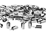 Stainless Steel End Caps in 4 Sizes Appx 400 Pieces Total