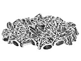 Tapered Bails Kit in 4 Styles in Antiqued Silver Tone Appx 155 Pieces Total