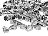 Stainless Steel Fold Over Bails in 5 Sizes Appx 500 Pieces Total