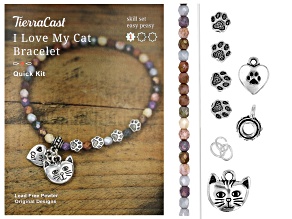 I Love My Cat Bracelet Project Kit