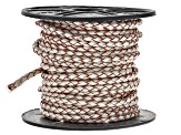 Metallic Mystic Pink, Metallic Pearl, and Metallic Berry appx 3mm Round Bolo Cord Appx 30M Total