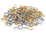 Leaverback Ear Wire appx 13x10mm in Silver Tone and Gold tone appx 200 Pieces Total