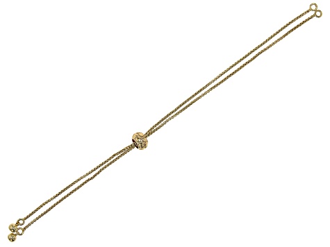 Sliding Bracelet or Necklace Component appx 6" in length in 2 Tones 4 Pieces Total