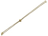 Sliding Bracelet or Necklace Component appx 6" in length in 2 Tones 4 Pieces Total