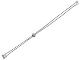 Sliding Bracelet or Necklace Component appx 6" in length in 2 Tones 4 Pieces Total