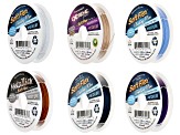 Soft Flex 49-Strand Beading Wire Set of 6 Appx 60ft Total