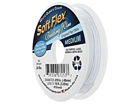 Soft Flex 49-Strand Beading Wire Set of 6 Appx 60ft Total