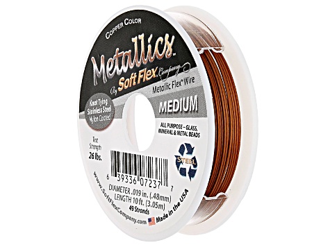 Soft Flex 49-Strand Beading Wire Set of 6 Appx 60ft Total