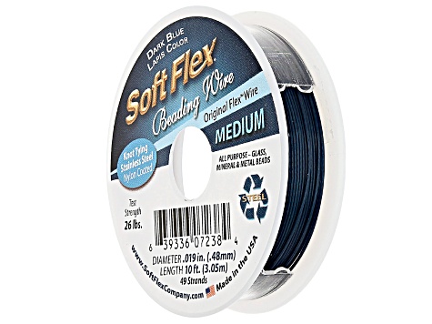 Soft Flex 49-Strand Beading Wire Set of 6 Appx 60ft Total