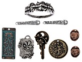 Vintaj Multi Tone Pewter Castings Kit appx 9 Pieces