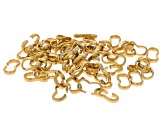 Link Connectors Appx 7.5 x 1.2mm in Stainless Steel & 18k Gold Over Stainless Steel 200 Pieces