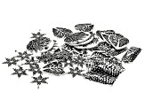 Antique Silver Tone Assorted Winter Charms