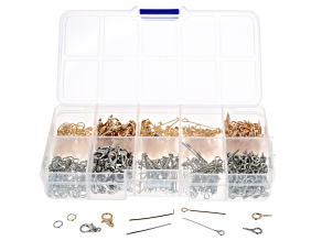 Silver & Gold Tone Finding Assortment Kit of 701