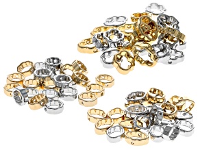 Silver Tone & Gold Tone Bead Frame Kit of 72