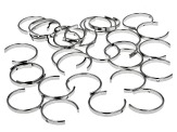 Silver Tone 19mm & 23mm C-Rings Set of 60