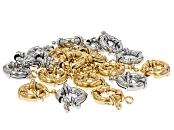 18K Yellow Gold Over Sterling Silver Round Magnetic Buy Two Get One Free